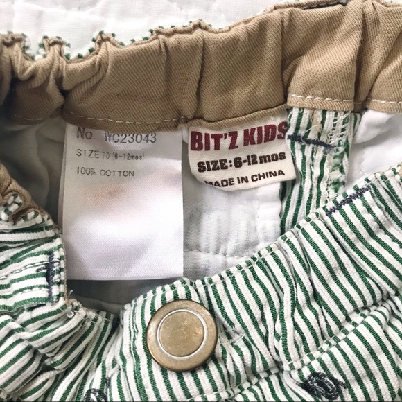 Bit’z Kids Seersucker Shorts w/ Music Instruments - Picture 3 of 5